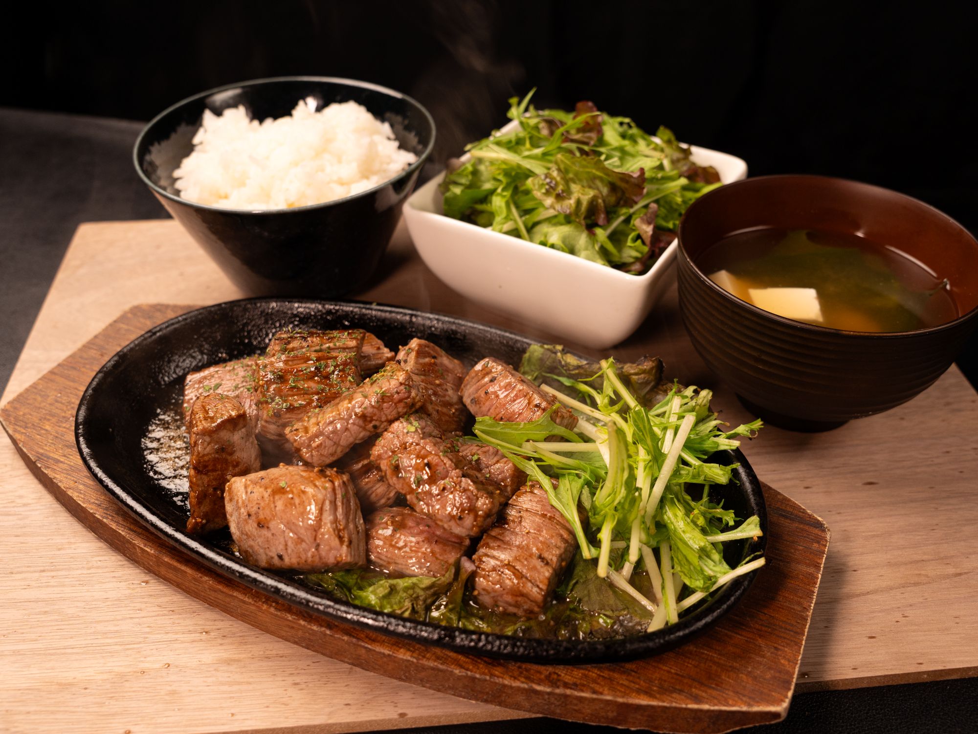 極みステーキランチセット